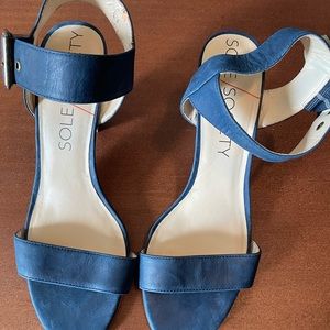 Navy Sandals